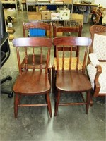 4 Mixed Kitchen Chairs