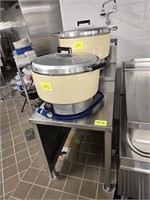 2 TIER STAINLESS STEEL MULTI RICE COOKER STAND