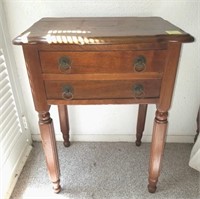 2 DRAWER EARLY END TABLE