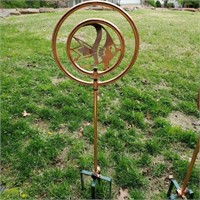 Copper Fish Spinning Yard Sprinkler