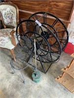 Wheeled Potted Plant Holder and Miscellaneous