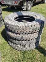 4- Load Lugged 8.25-20 Tires