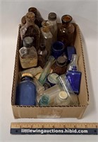 Lot of Mini Vintage Bottles