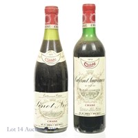 1972 Cruse Cabernet Sauvignon & Pinot Noir