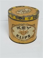 "Key Klips" Vintage Tobacco Tin