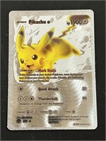 Pikachu Silver Foil Pokémon Card