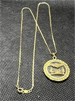 14kt Gold Charm & Chain