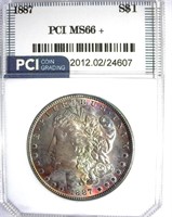 1887 Morgan PCI MS-66+ LISTS FOR $775