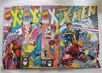 4 Book Lot 1991 Marvel "X-Men" #1 All 4 Covers VNM