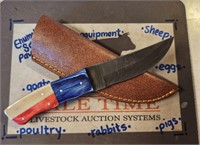 Handmade Damascus Steel Knife - "Texas"