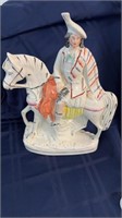 Antique Staffordshire pottery Scots Highlander on