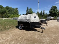 5' x 9' Covered Utility Trailer