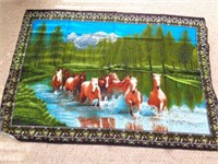 Horse Tapestry and Christmas Items