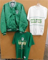 Boston Celtics: Satin Swingster jacket, size L -