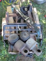 Pallet of antique automotive parts including air