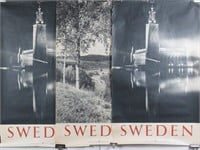Vintage 1940s/50s Sweden Travel Posters