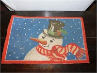 Snowman Doormat