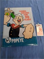 New Popeye Tin Sign
