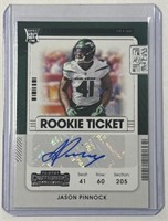 2021 Contenders #296 Jason Pinnock Rookie Auto!