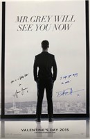 Autograph Fifty Shades of Grey Poster