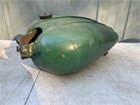 Early metal petrol tank