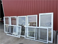 7 windows - various sizes - approx 30”x61”