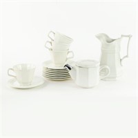 (14) Mixed Ceramic Tea Set incl Red Cliff