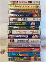 14 VHS Movies DISNEY
