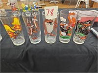 Collectible Warner Bros Loony Toon Glasses