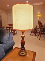 Pair of End Tables & Table Lamp