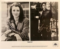 Timecop Mia Sara and Gloria Reuben signed movie ph