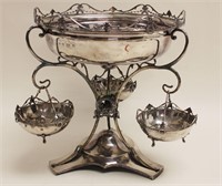 1909 Williams Ltd English Sterling Silver Epergne