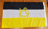 Vintage Sigma Nu Fraternity Banner Coiled Snake