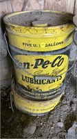 Vintage Cen-Pe-Co oil buckets