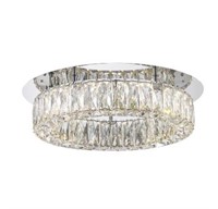 Flush Mount Ceiling Light Fixture  Crystal Shade