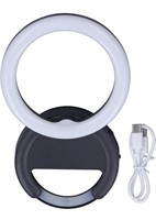 (Used)ATUMTEK Size:4" Rotatable Selfie Ring Light