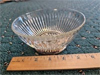 Decorative Footed Glass Bowl