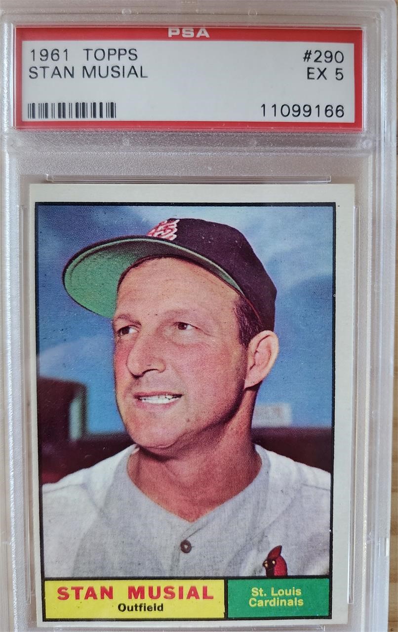 1961 Topps Stan Musial #290 PSA 5