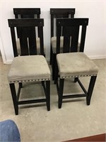 Counter Height Barstools Lot of 4 with