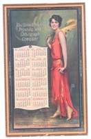 US Printing & Lithography Co Calendar 1923