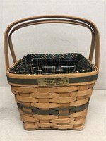 1995 Longaberger cranberry basket with protector