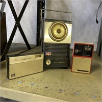 Trio of Vintage Radios, Transistor, 6 Transistor