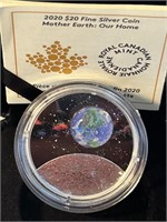 $20   2020 Fine Silver Coin - Mother Earth: Our Ho