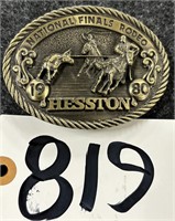 '80 Hesston Pro Rodeo Cowboys Ltd. Ed. Belt Buckle