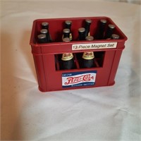 12 Bottle Case of Vintage Pepsi-Cola Magnet