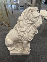 Ceramic lion statue