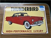 Reproduction Thunderbird Sign
