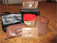 Box of ladies clutches and wallets