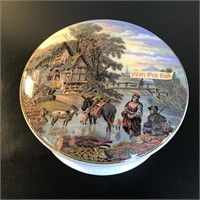 F & R PRATT POT LID 'FORDING THE STREAM'