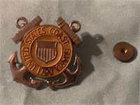 United States Coast Guard 1790 Helmet Badge